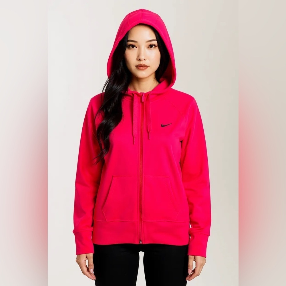 Nike Therma -Fit  Full Zip Hoodie Jacket fleece lined pullover size medium - Picture 8 of 8